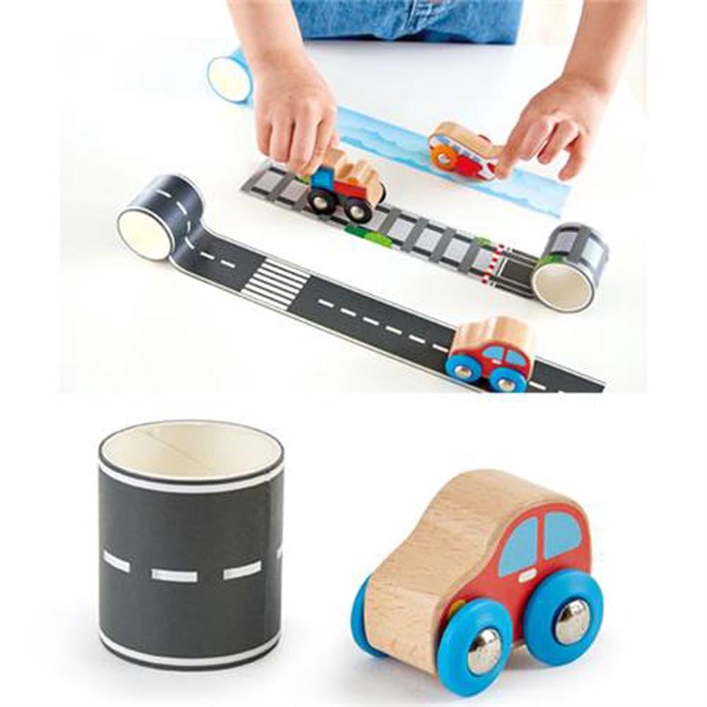 Hape Tape & Roll Car