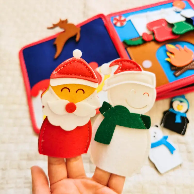 Montessori Busy Board Book Christmas