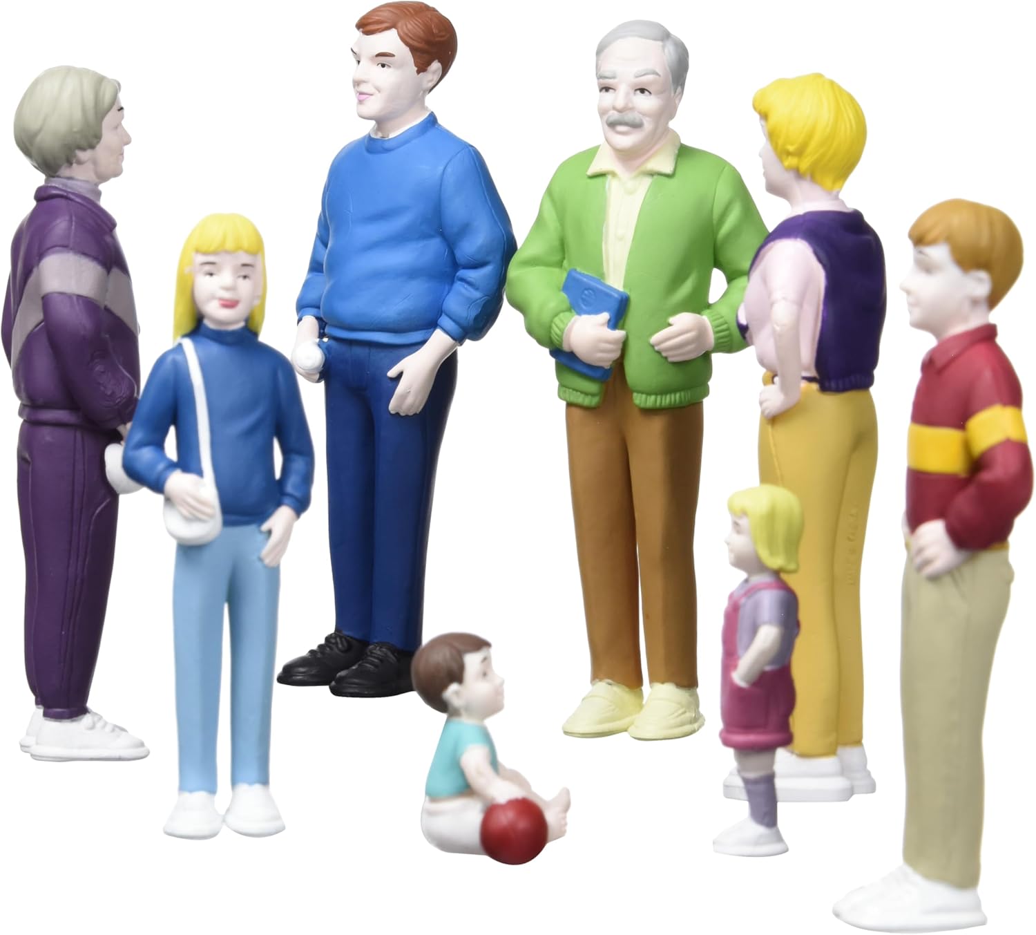 Miniland Caucasian family (8 figures)