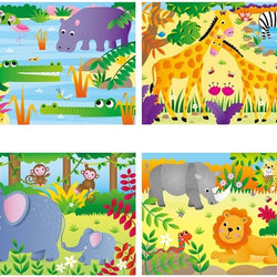 4 Puzzles in a Box Jungle