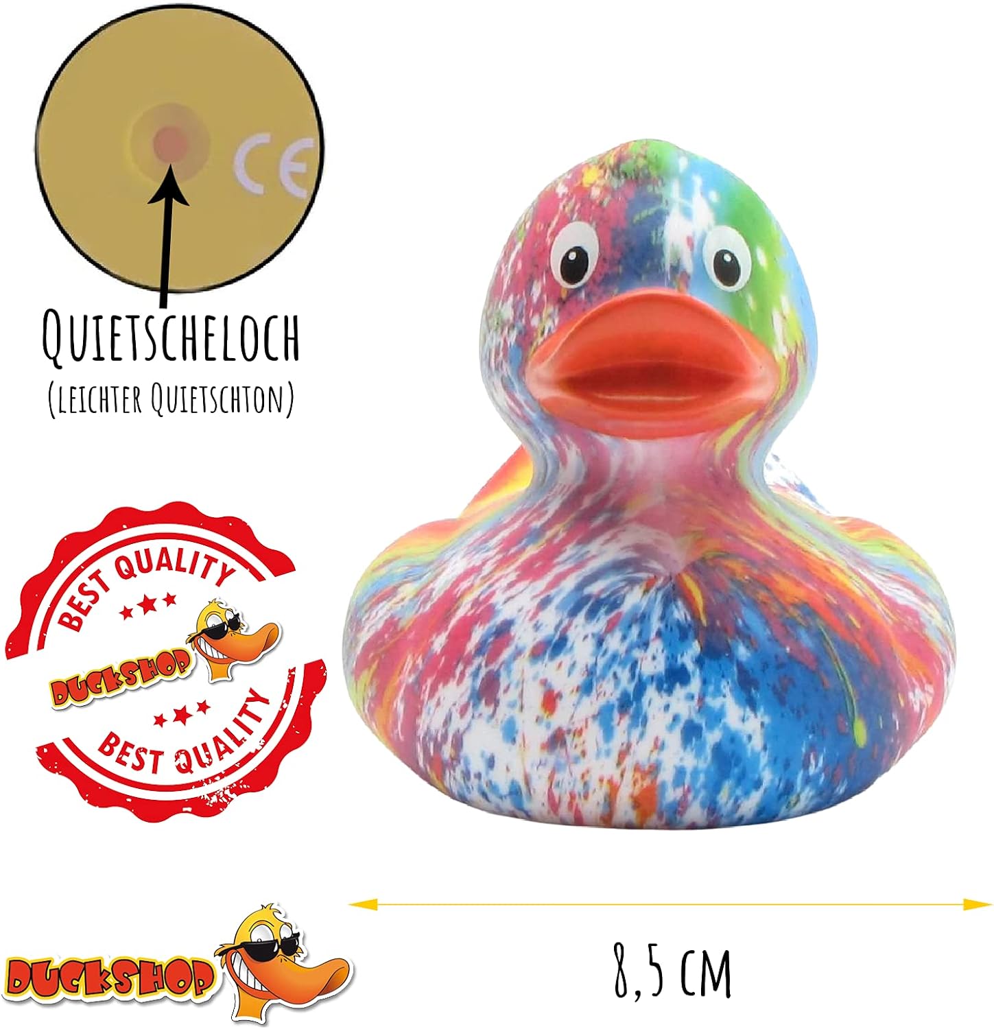 Tie-Dye Rubber Duck
