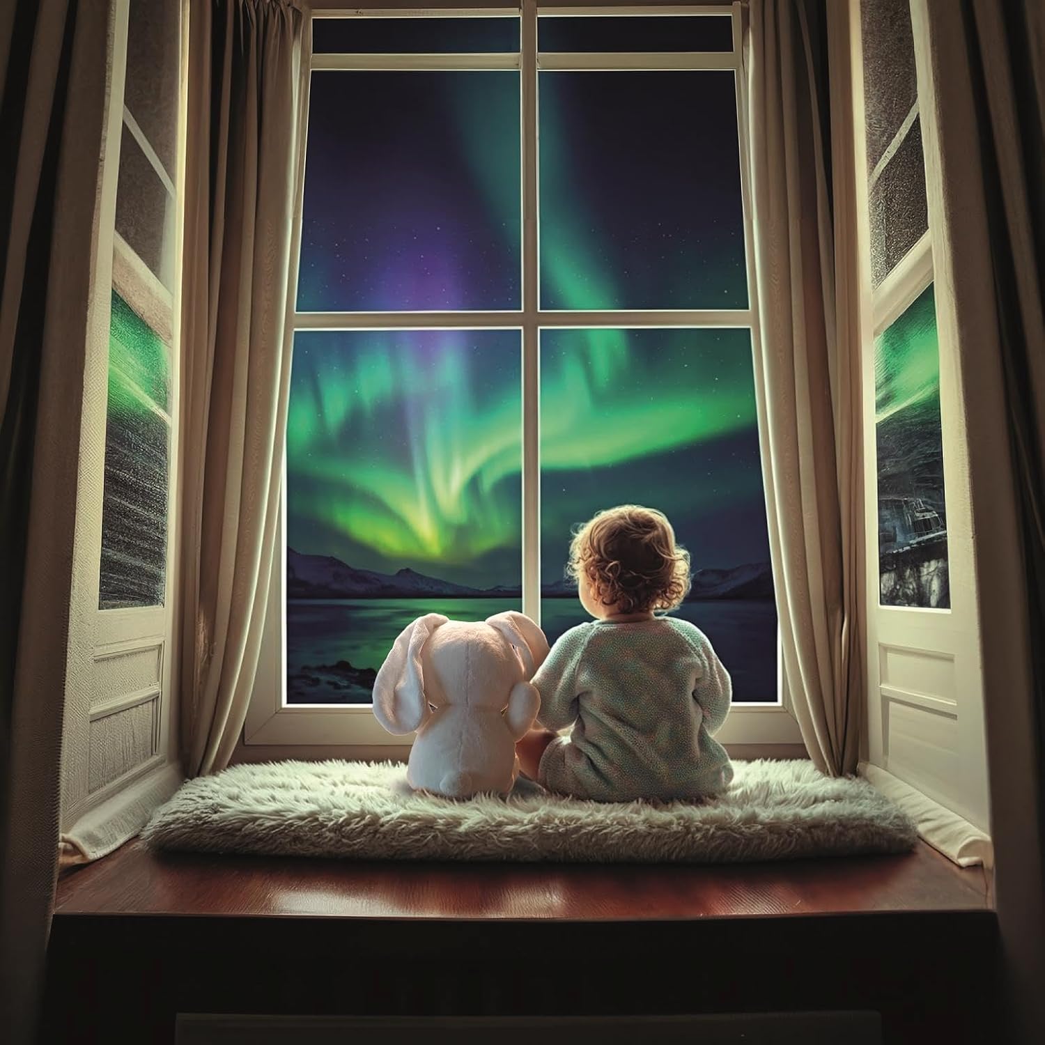 My Arctic Bunny Northern Lights Projector