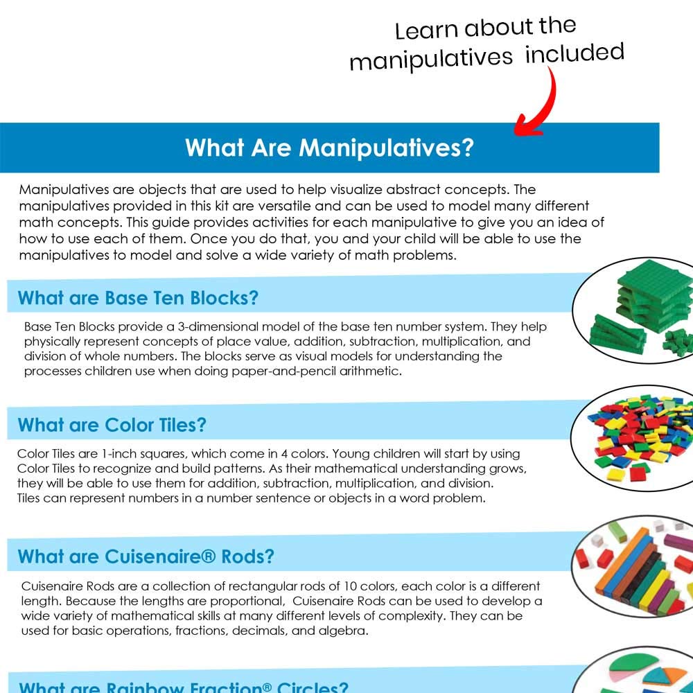 Take-Home Manipulative Kit Age 8 - 11