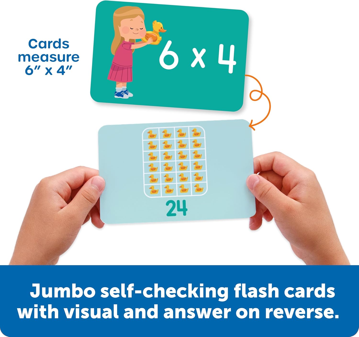 Jumbo Visual Multiplication Cards