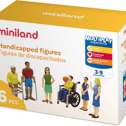Miniland Figures with functional diversity (6 Pieces)