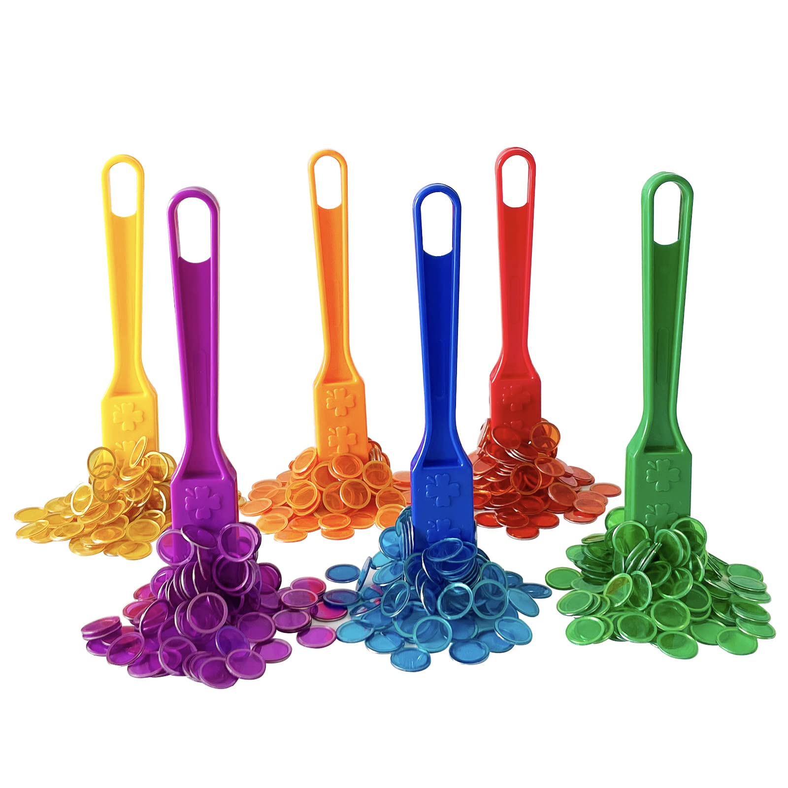 2 x Magnetic wands and coloured chips set