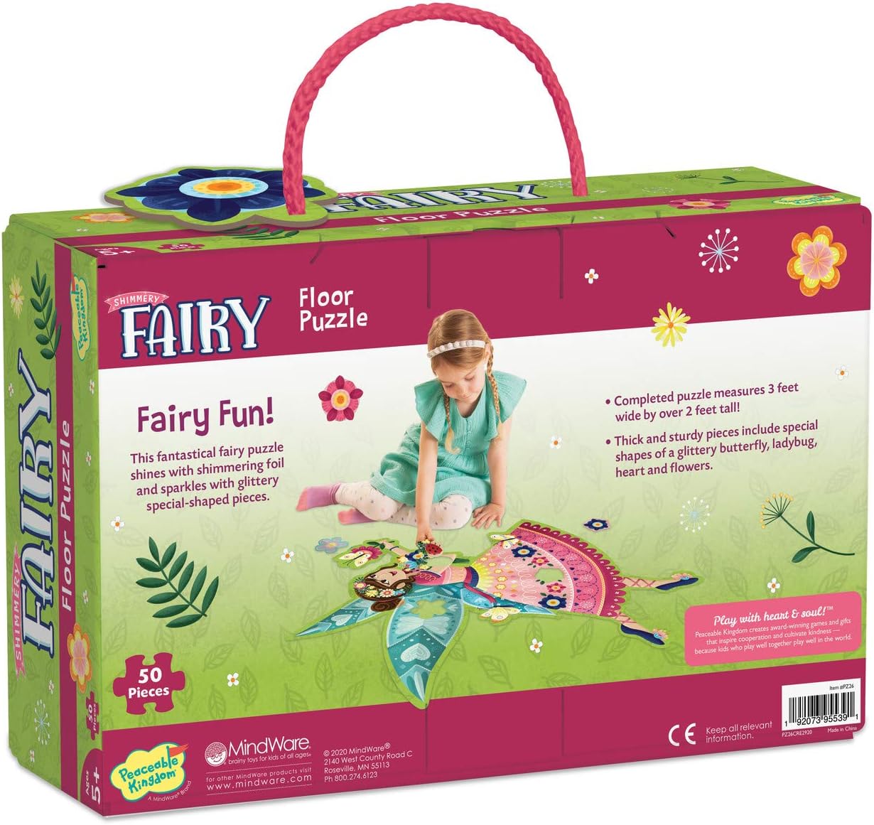 Shimmery fairy floor puzzle