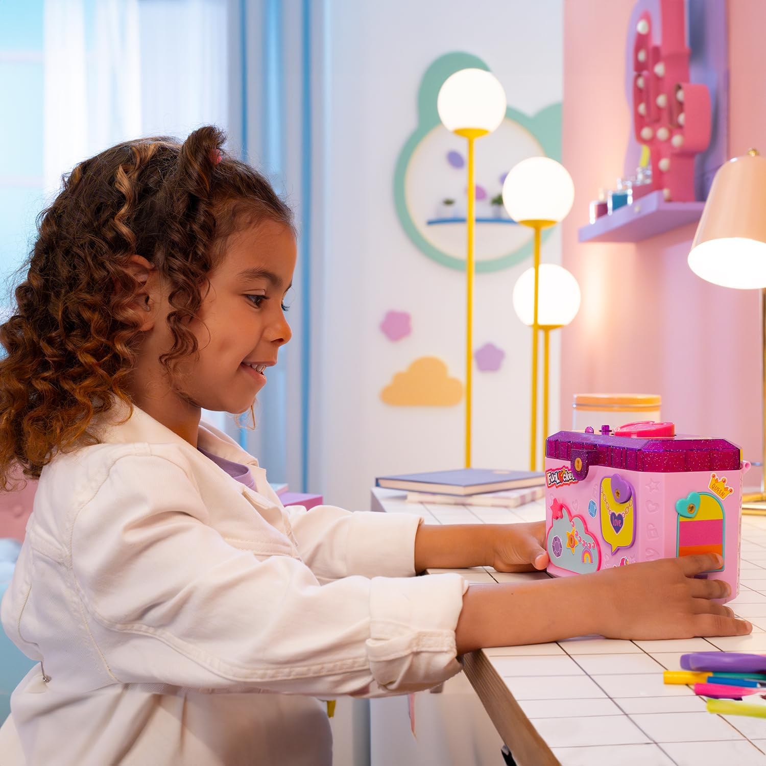 Fun lockets secret jewellery box with message recorder