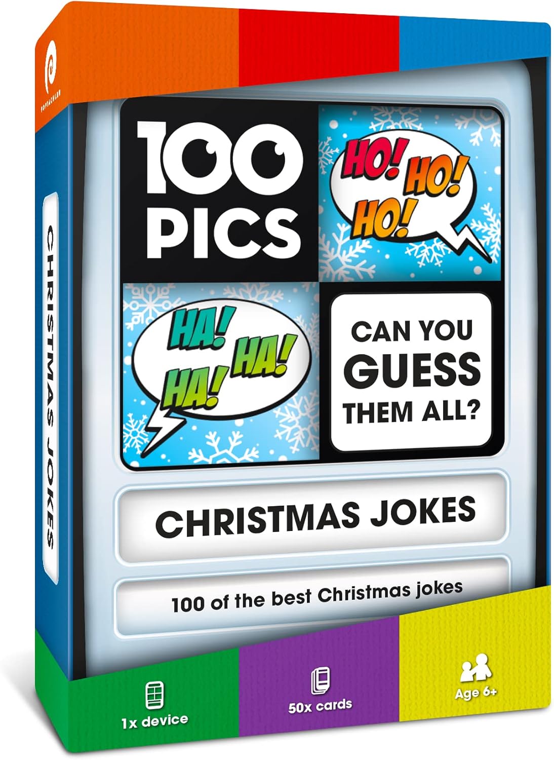 100 PICS Christmas Jokes Family Game