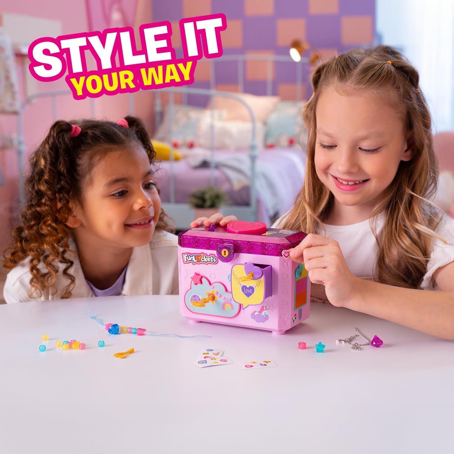 Fun lockets secret jewellery box with message recorder