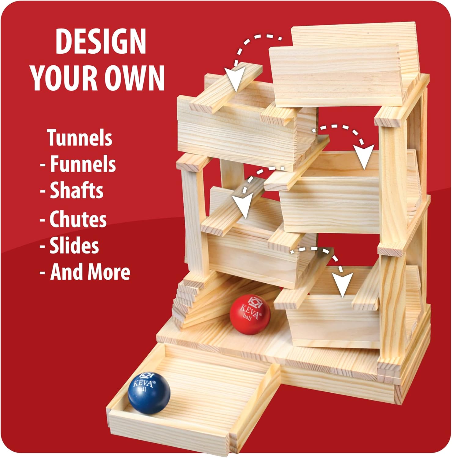 Keva Maple 200 planks