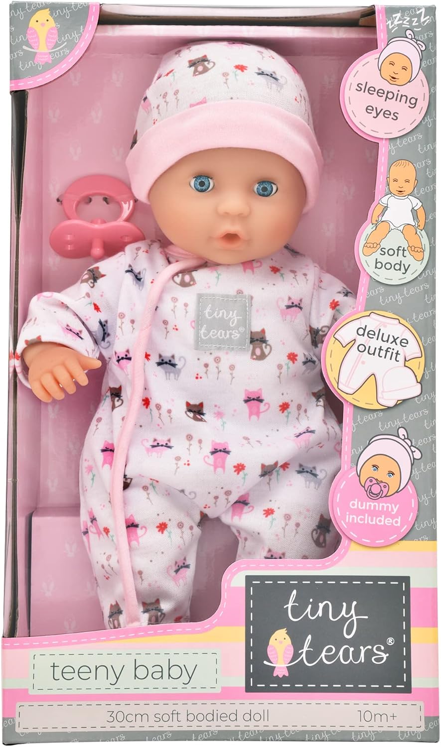 Tiny Tears Teeny Baby Doll 12"