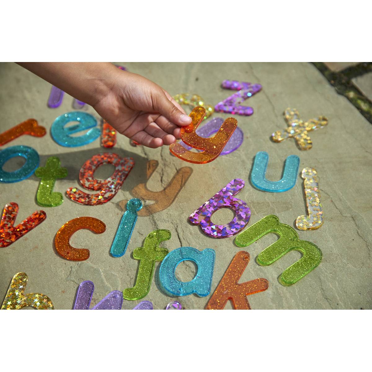 Rainbow Glitter Letters – Pack of 26