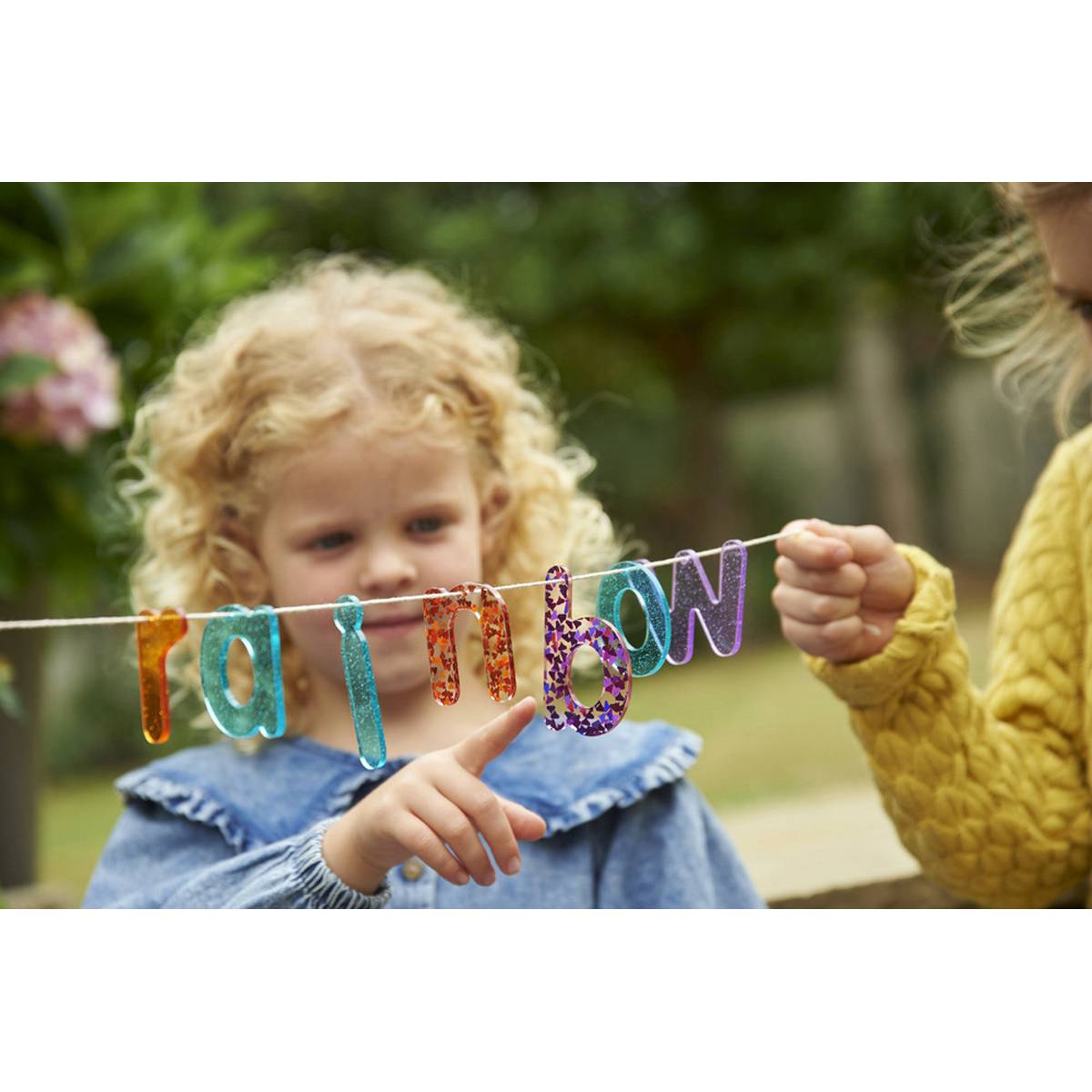 Rainbow Glitter Letters – Pack of 26