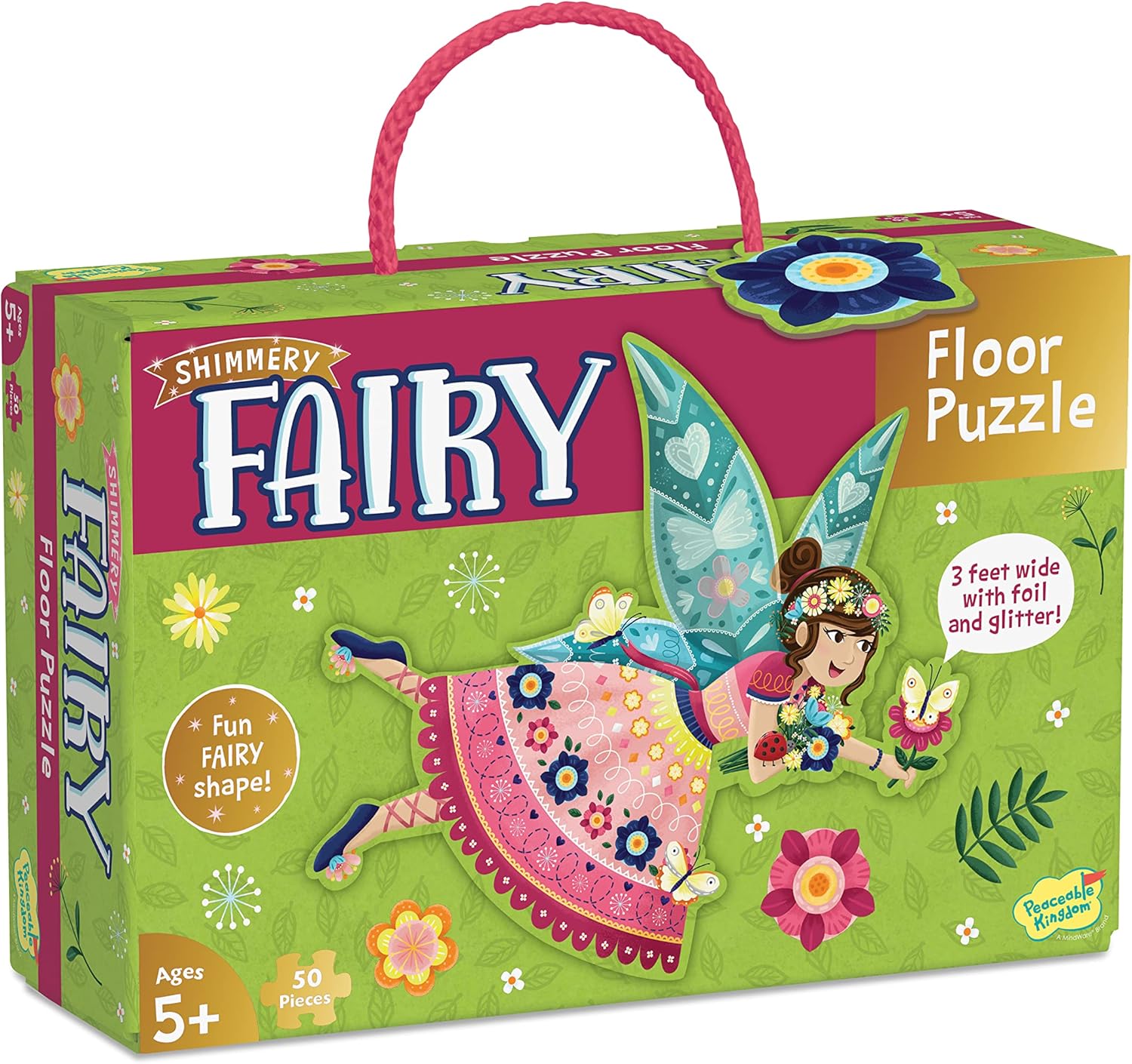 Shimmery fairy floor puzzle