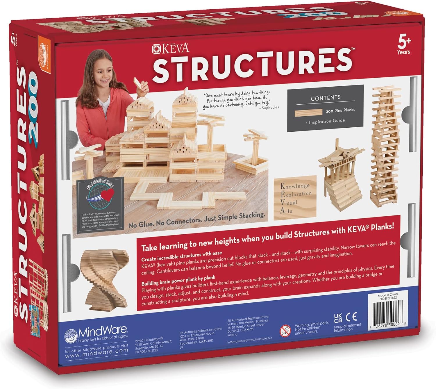 Keva Structures 200 Plank Set