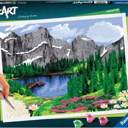 Creart Painting by numbers Mountain view
