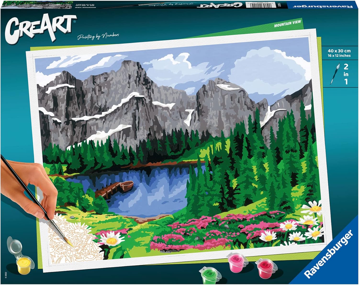 Creart Painting by numbers Mountain view