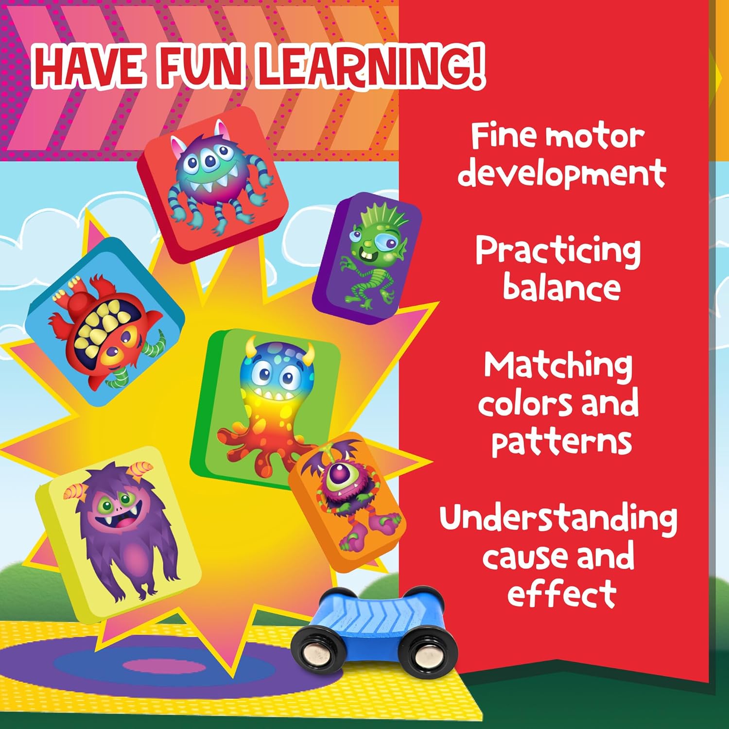 Peaceable Kingdom Crash Monsters