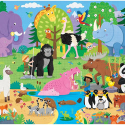 Giant Floor Puzzle Who's Taller