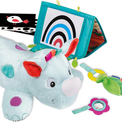 3 In 1 Rhino Tummy Time Station