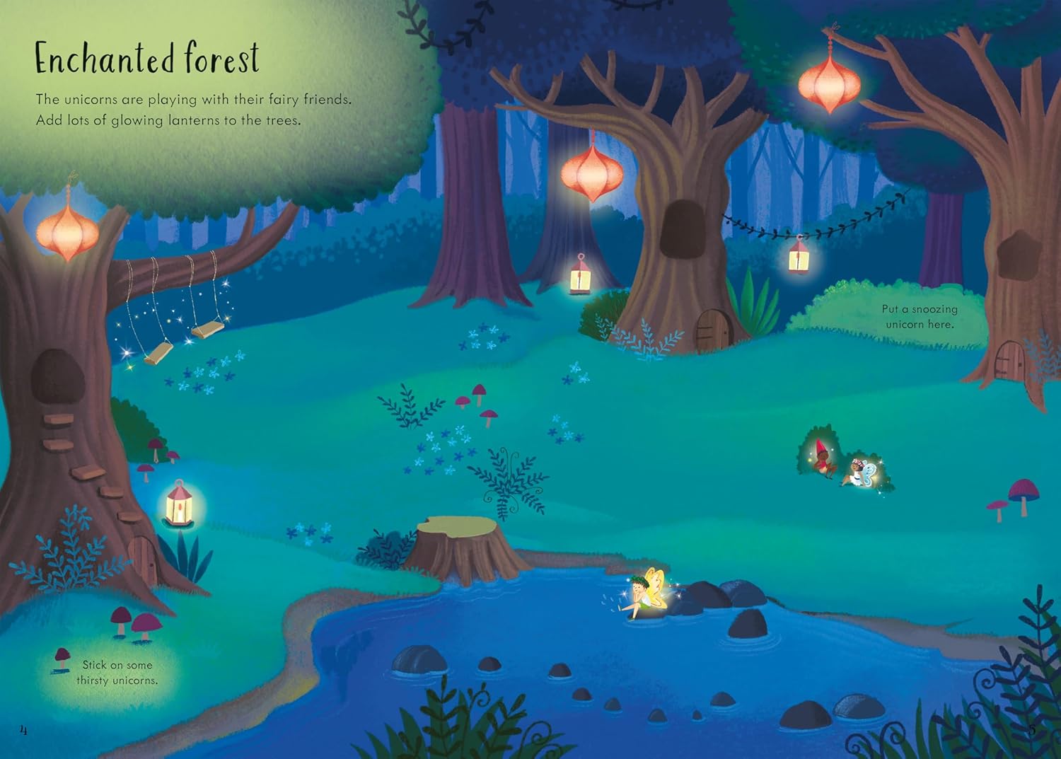 Usborne Sparkly Unicorns Sticker Book