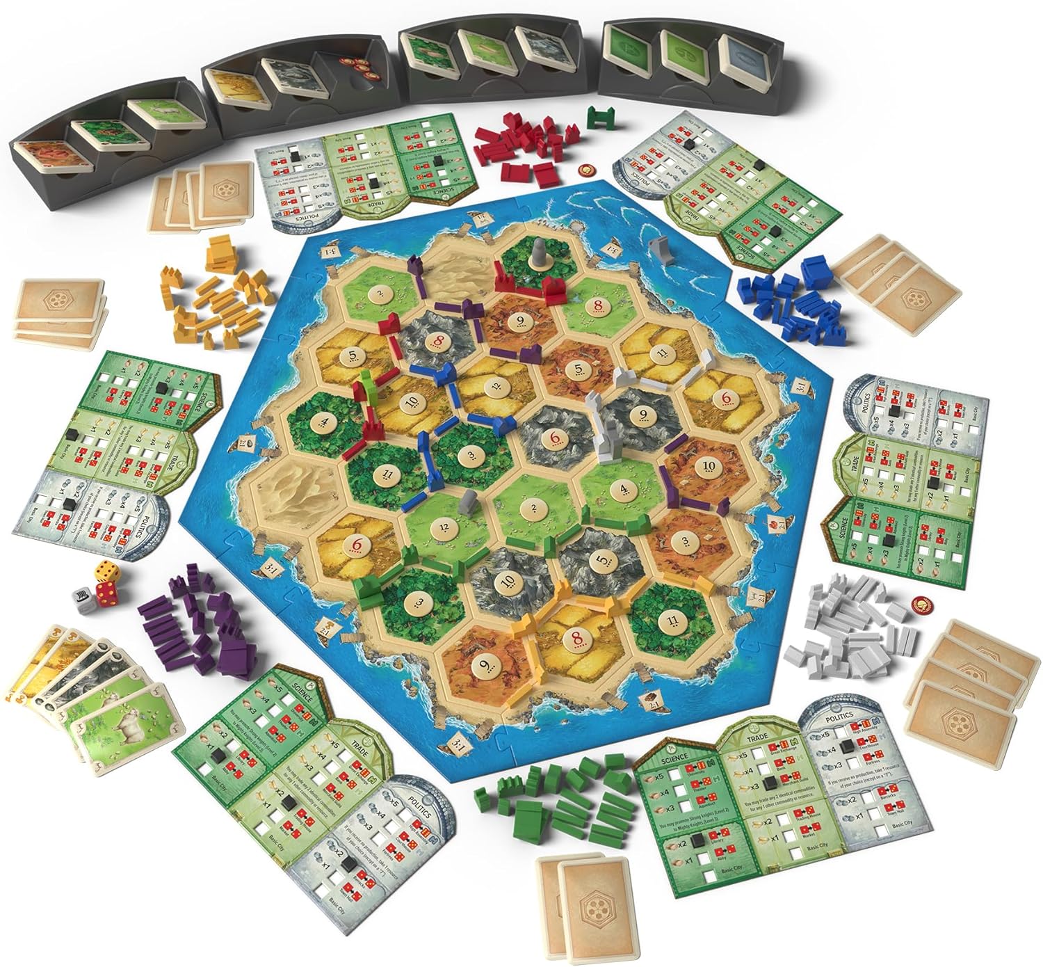 CATAN Cities & Knights 5-6 Player Expansion 6th Edition