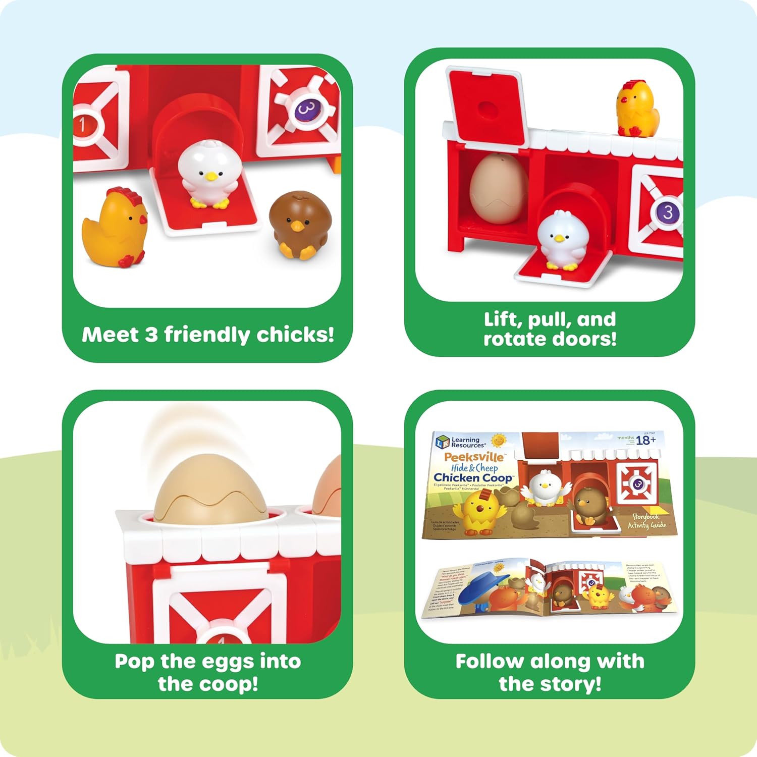 Peeksville Hide & Cheep Chicken Coop Learning Resources