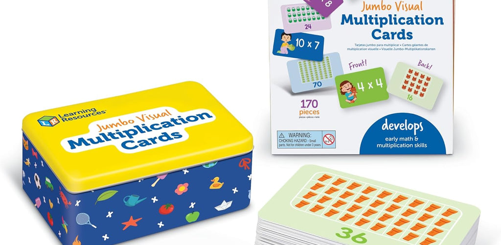 Jumbo Visual Multiplication Cards