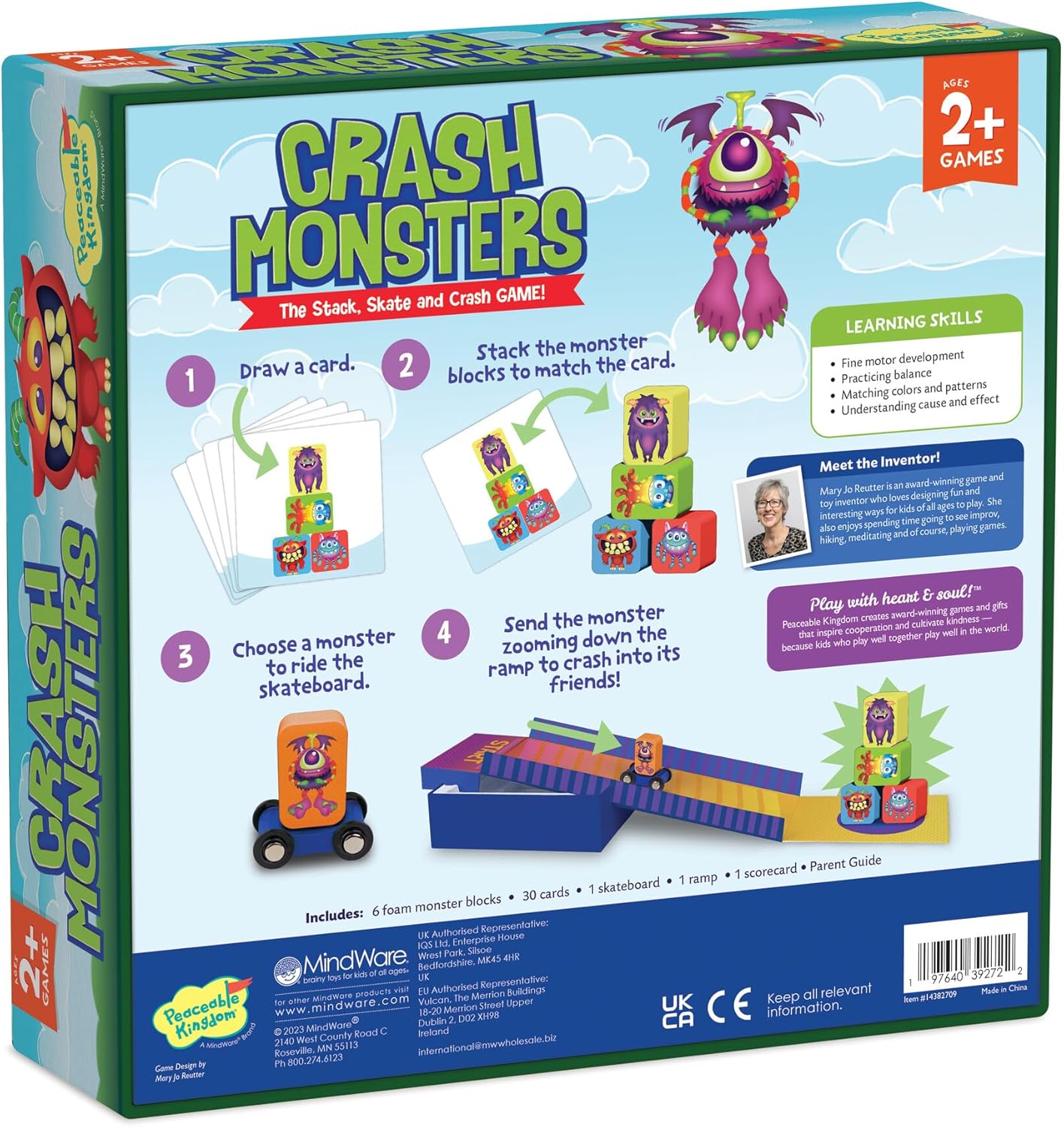 Peaceable Kingdom Crash Monsters
