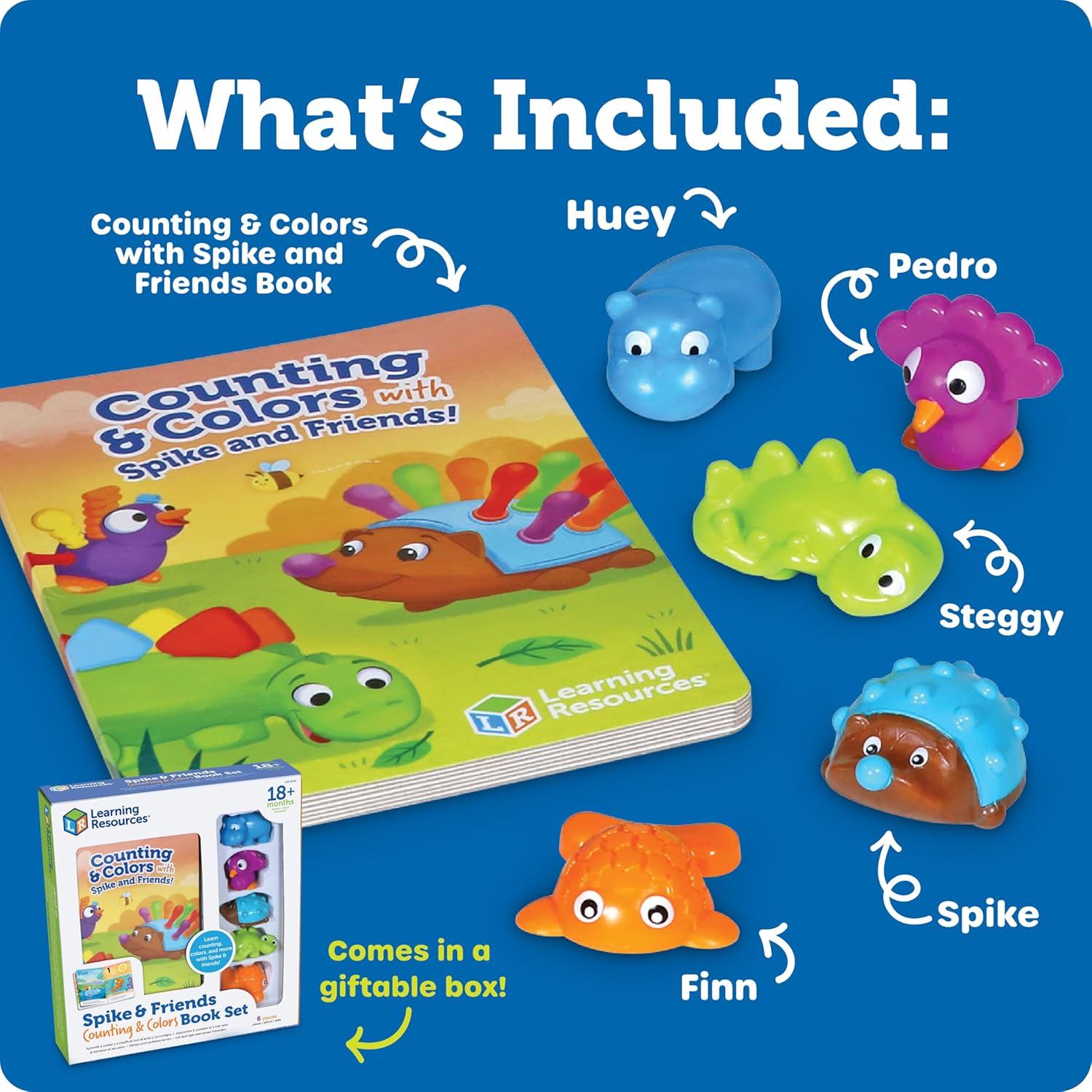 Counting and Colours - Spike and Friends