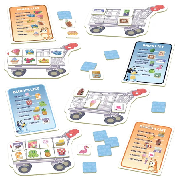 Bluey Shopping List Game