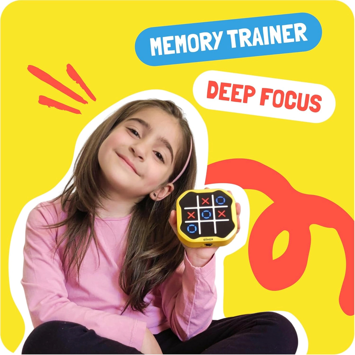 GiiKER Infinite Tic-Tac-Toe Bolt (3 Games in 1)