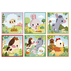 Farm Animals Cardboard Blocks