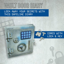 Vault Door Diary - 16cm Lock and Key