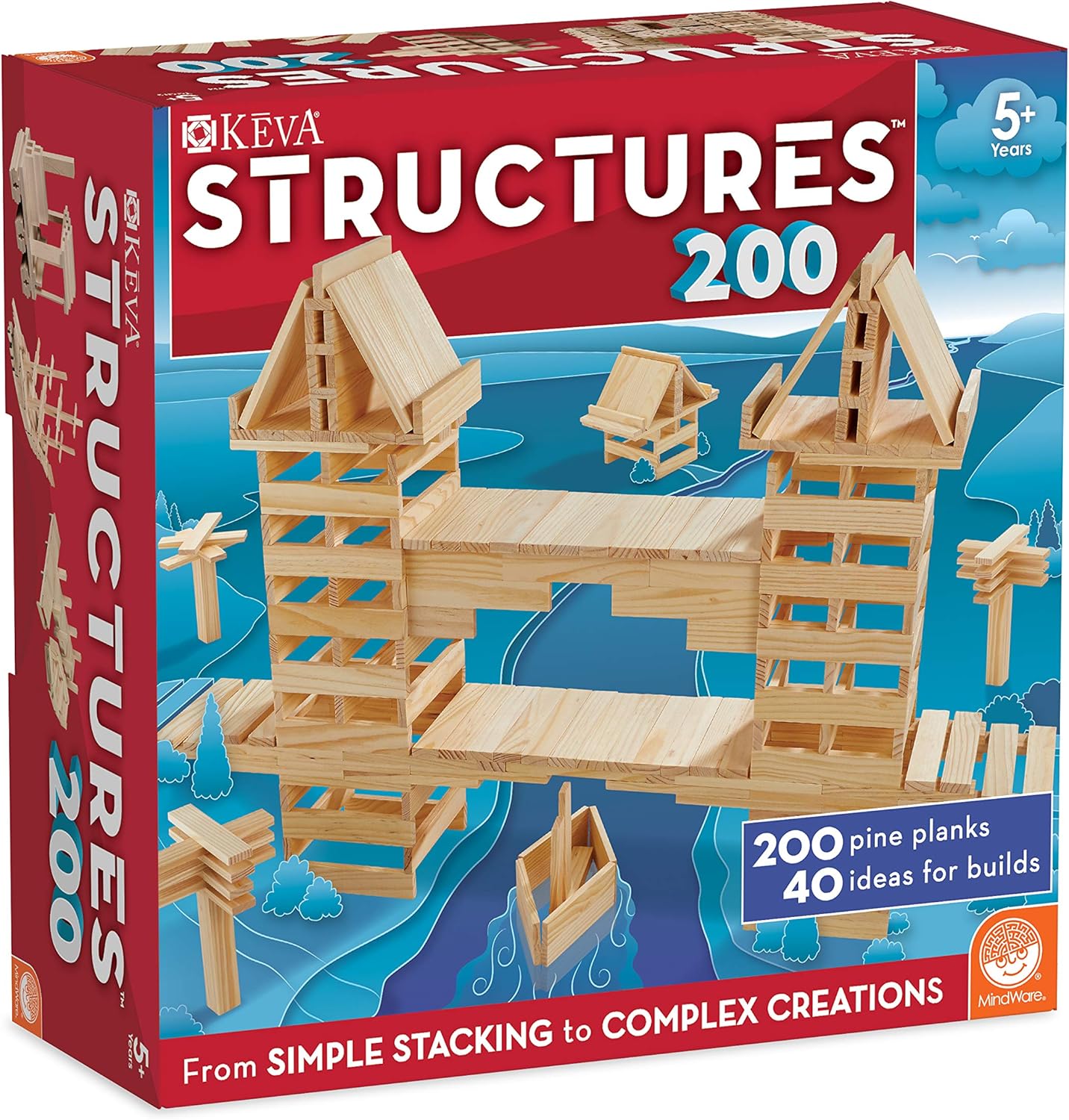 Keva Structures 200 Plank Set
