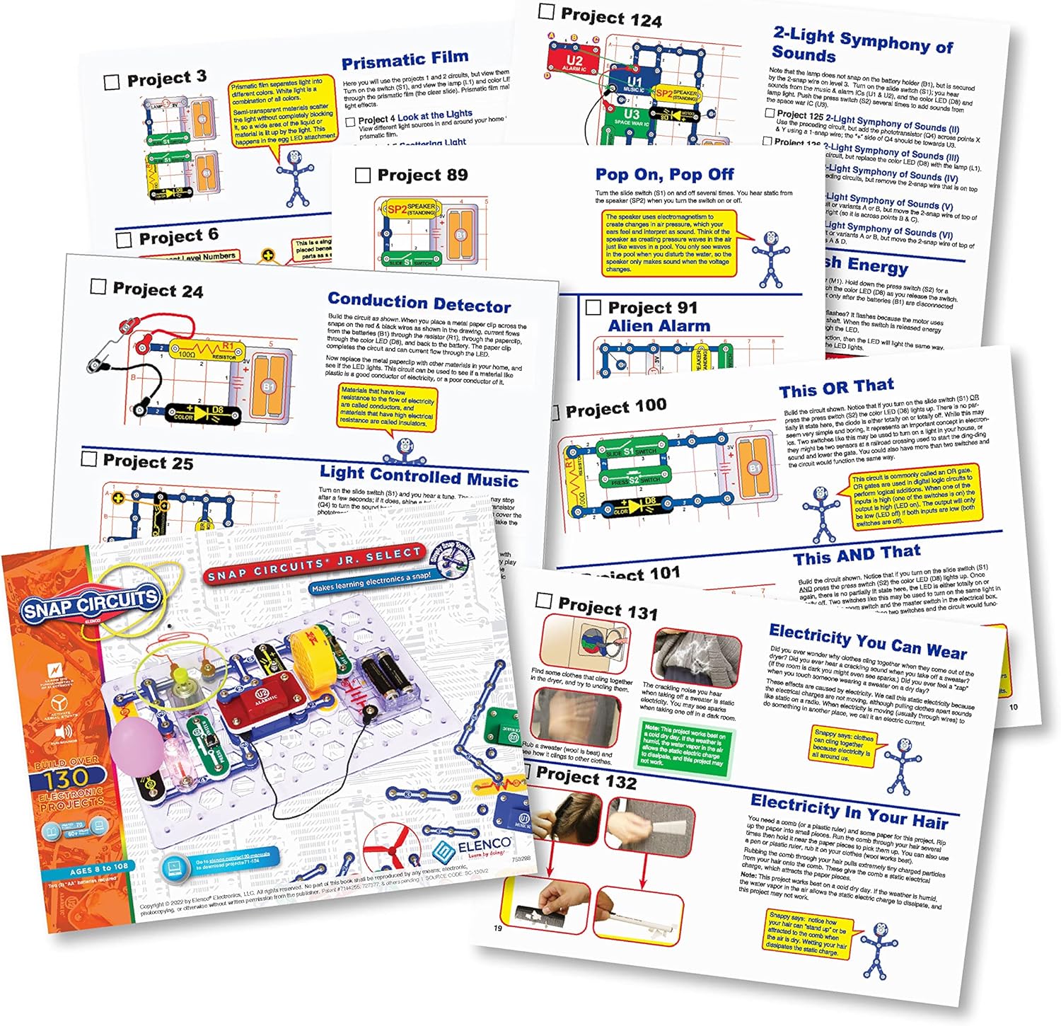 Snap Circuits Over 130 Projects