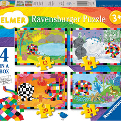 Ravensburger Elmer 4 in a Box Jigsaw Puzzle