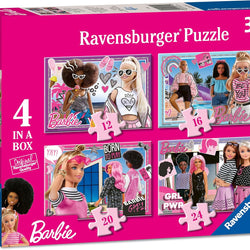 Ravensburger puzzle Barbie 4 in a box