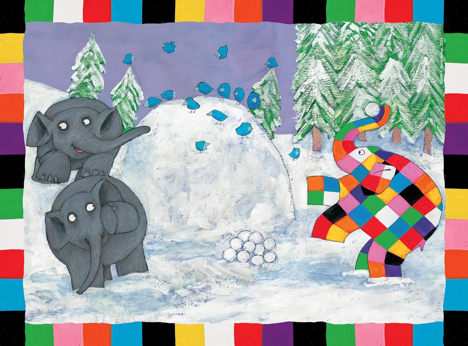 Ravensburger Elmer 4 in a Box Jigsaw Puzzle