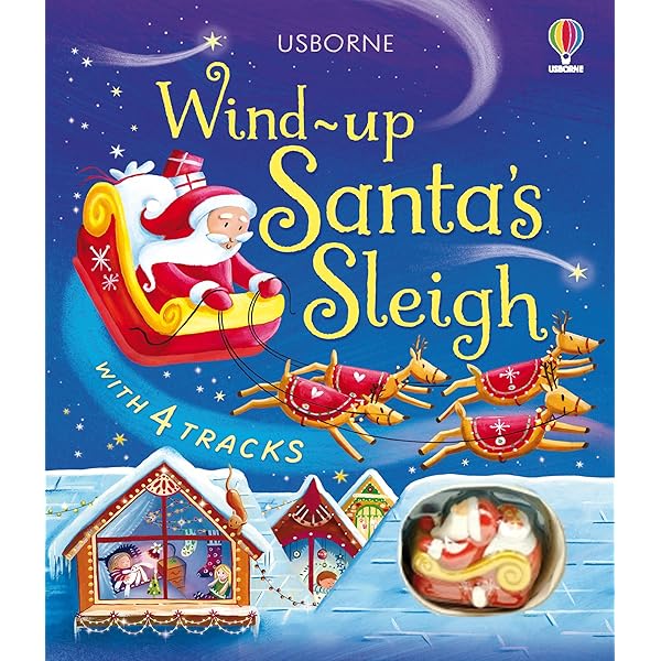Wind-Up Santa's Sleigh