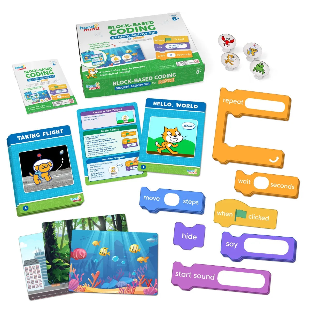 Block-Based Coding Student Activity Set for Scratch