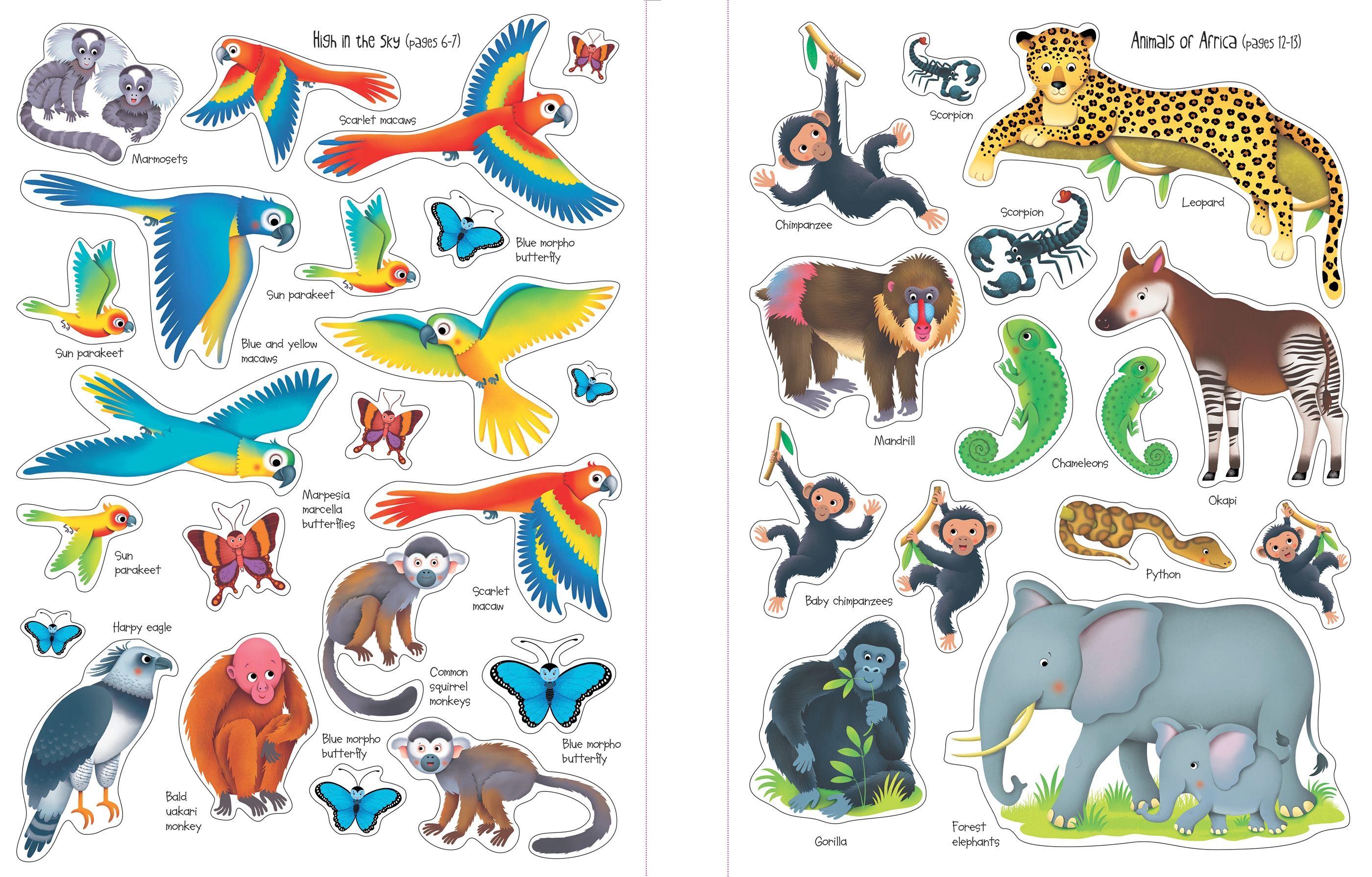 First Sticker Book Jungle