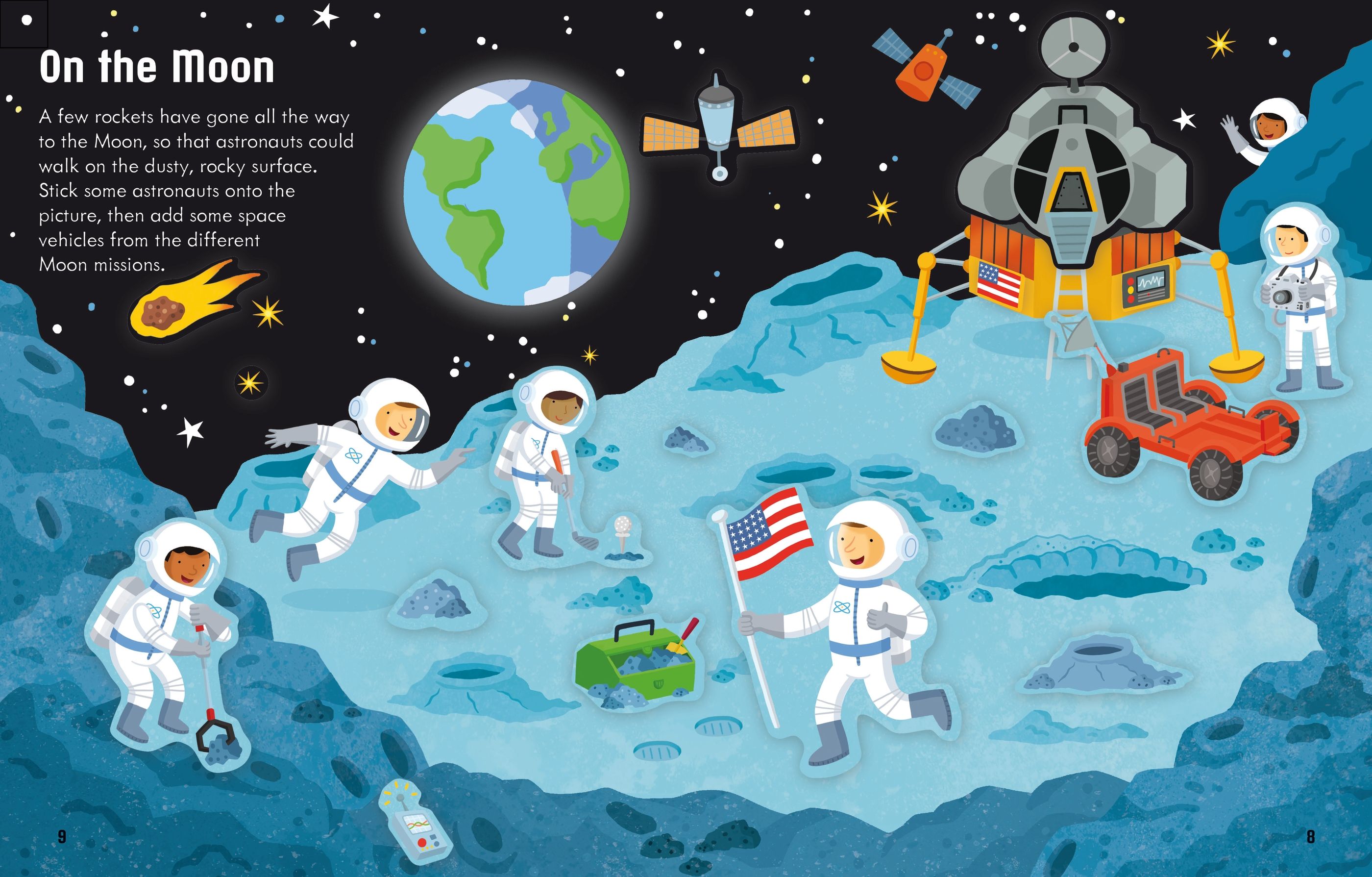 Usborne First Sticker Book Space