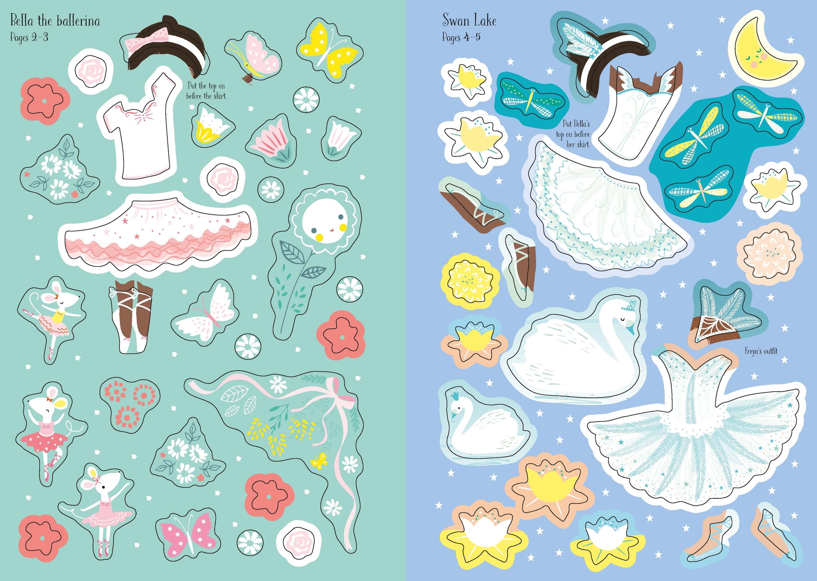 Little Sticker Dolly Dressing Ballerinas