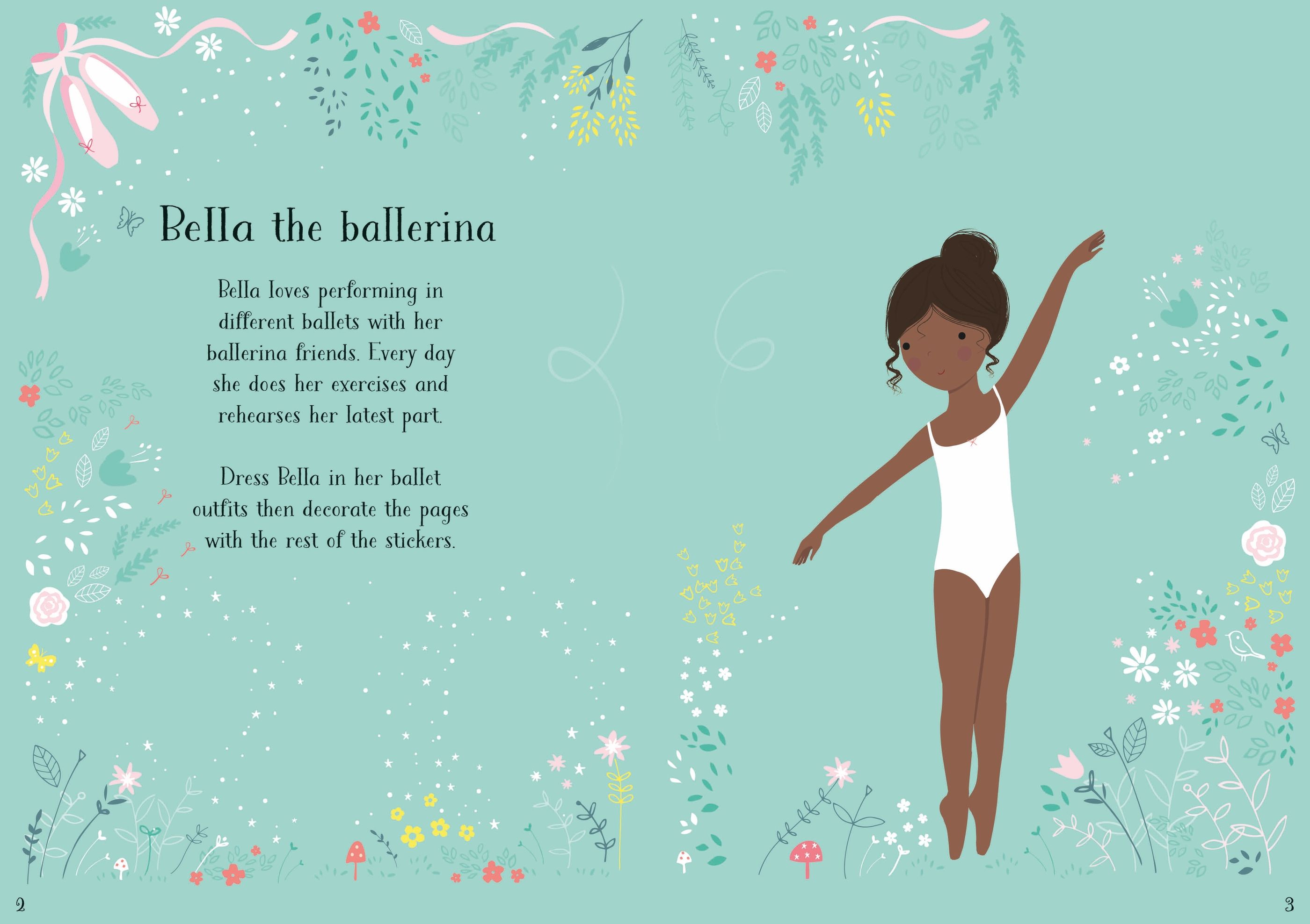 Little Sticker Dolly Dressing Ballerinas
