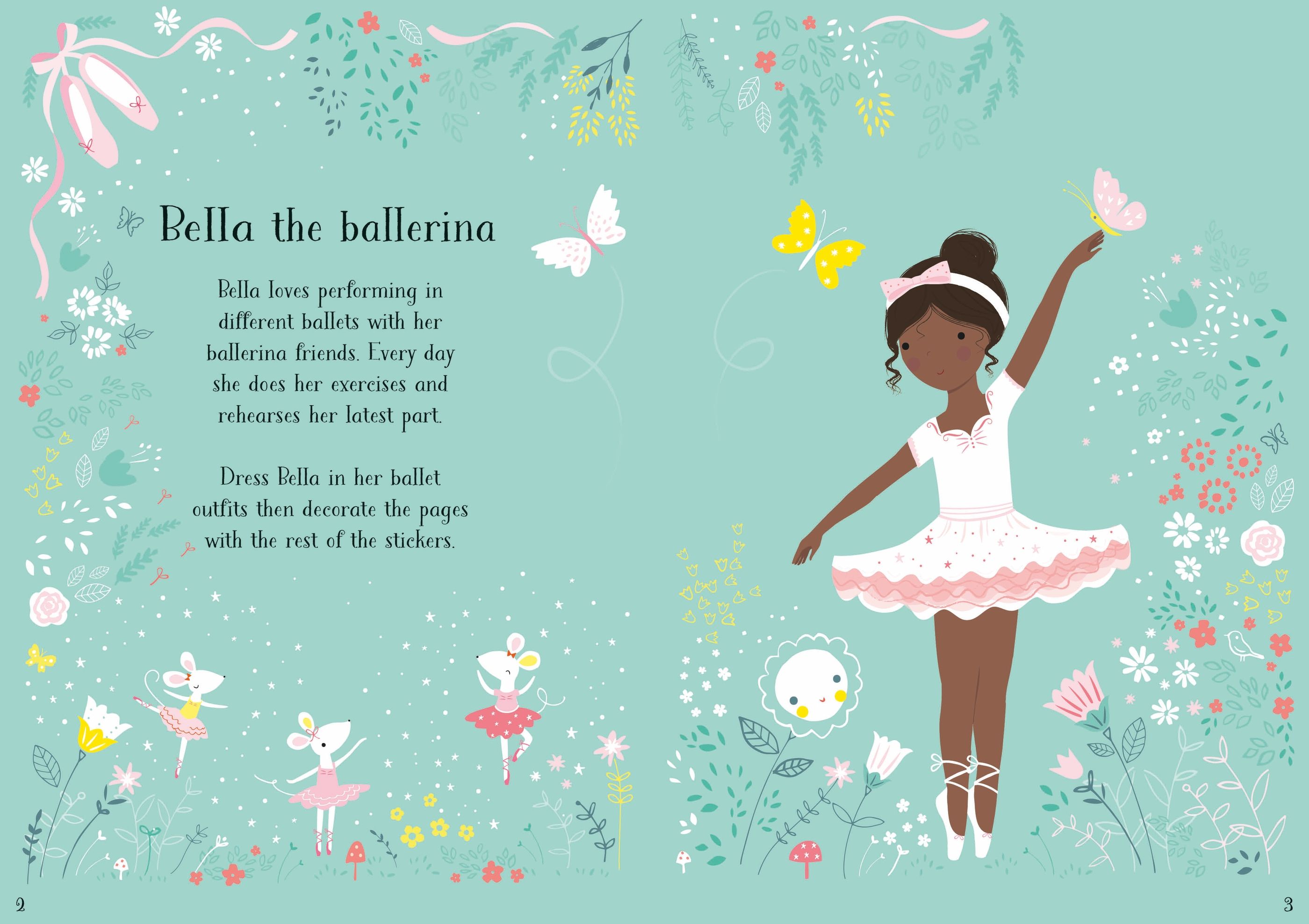Little Sticker Dolly Dressing Ballerinas