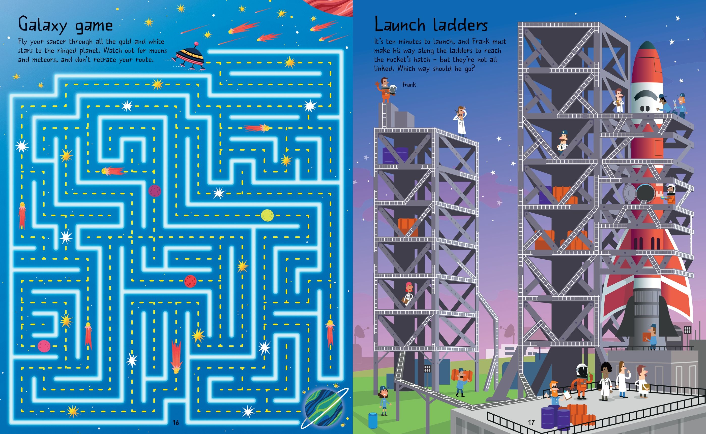 Usborne Space Maze Book