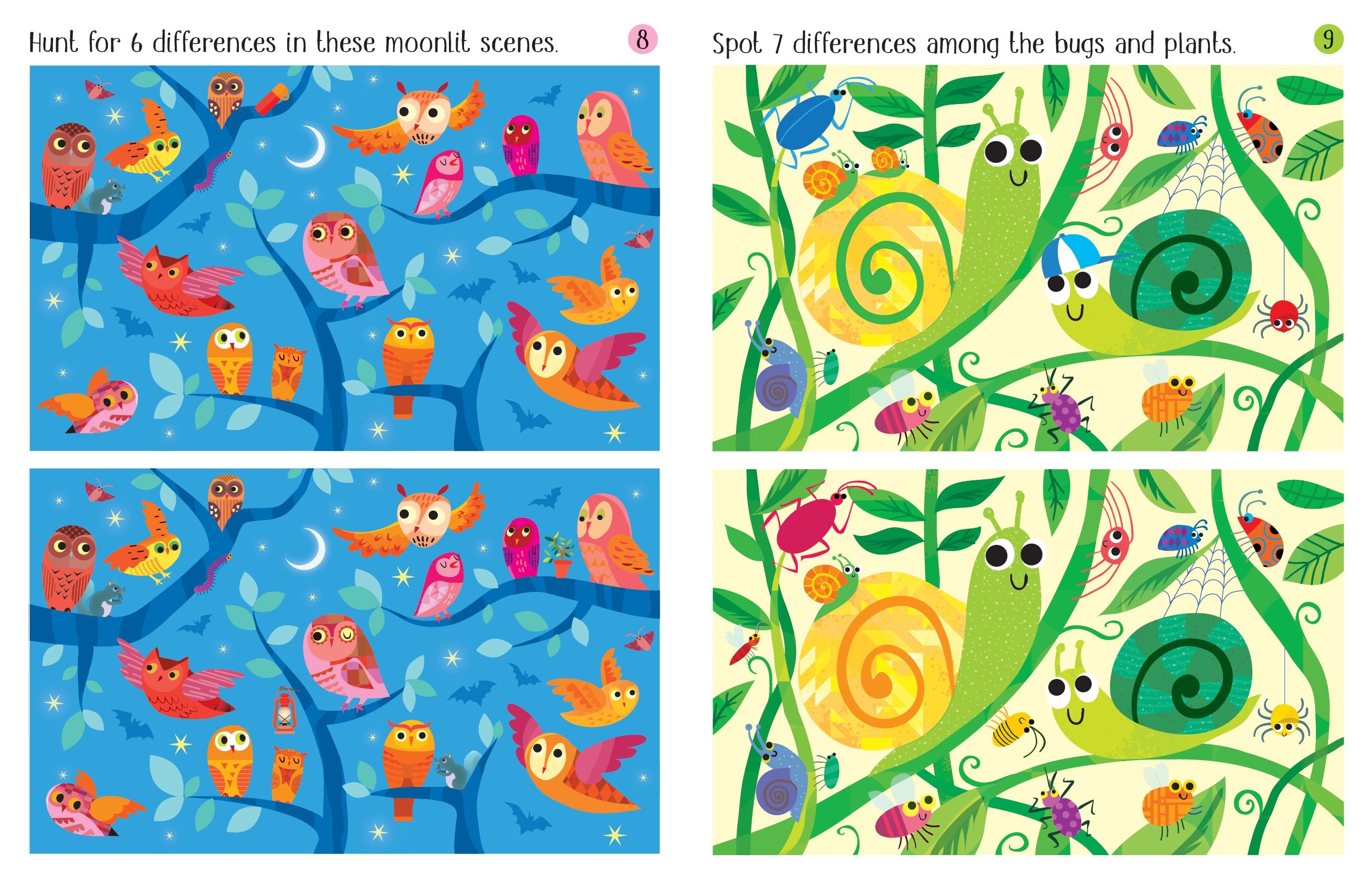 Spot the Difference Mini Book