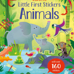 Usborne Little First Stickers Animals